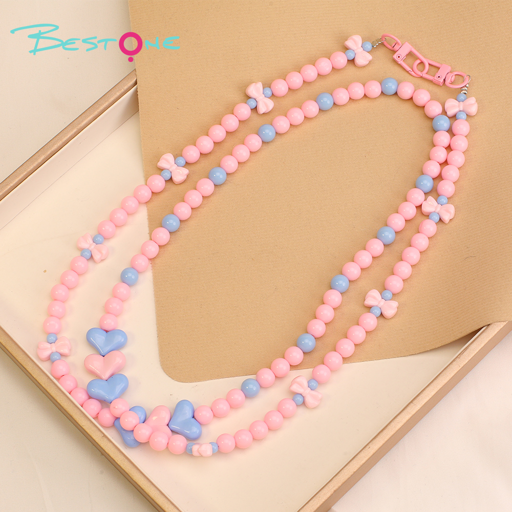 Ремешок для телефона с акриловыми бусинами и прозрачными цветочными элементами — 120 см, разные цвета