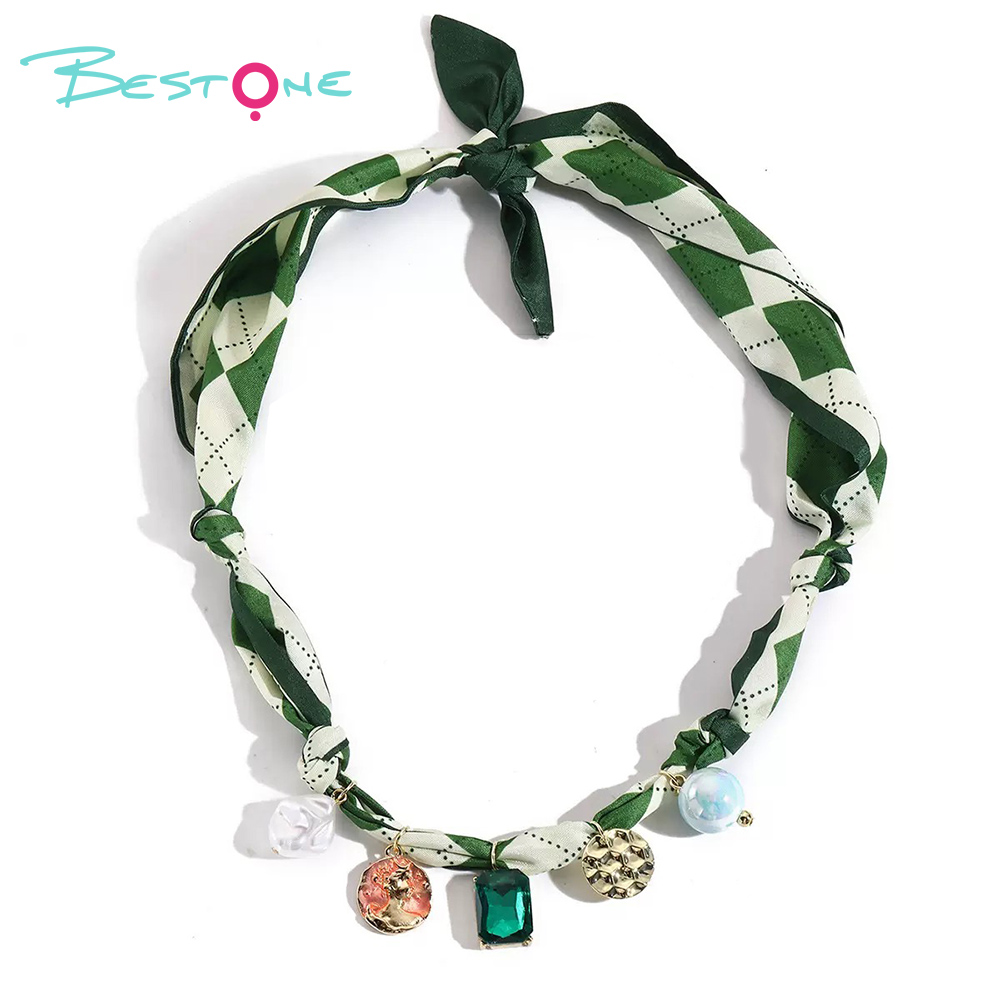 Длинное шарф-ожерелье 72 см для женщин – модное украшение с подвесками, жемчугом и стразами