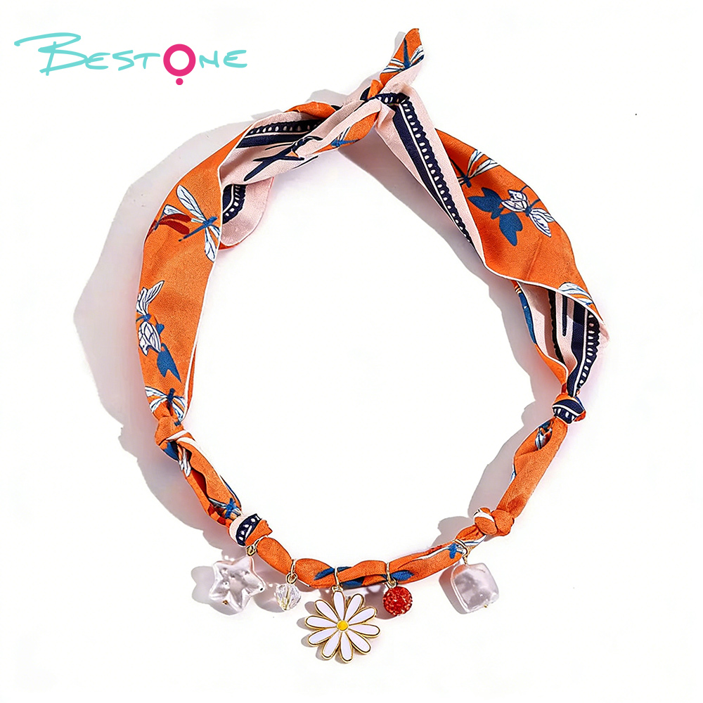 Длинное шарф-ожерелье 72 см для женщин – модное украшение с подвесками, жемчугом и стразами