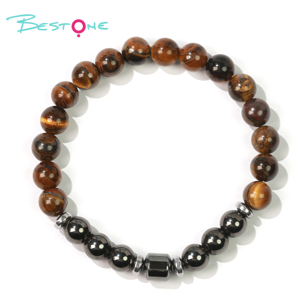 Мужской браслет из натуральных камней (лазурит, тигровый глаз, авантюрин), браслет с гематитом 8 мм, оптом