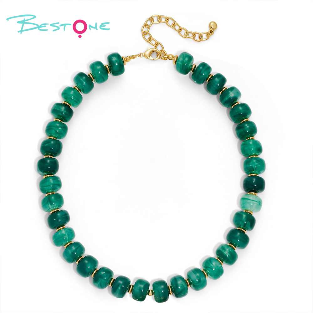 Ожерелье из смоляных бусин оптом | Производитель цветной бижутерии OEM