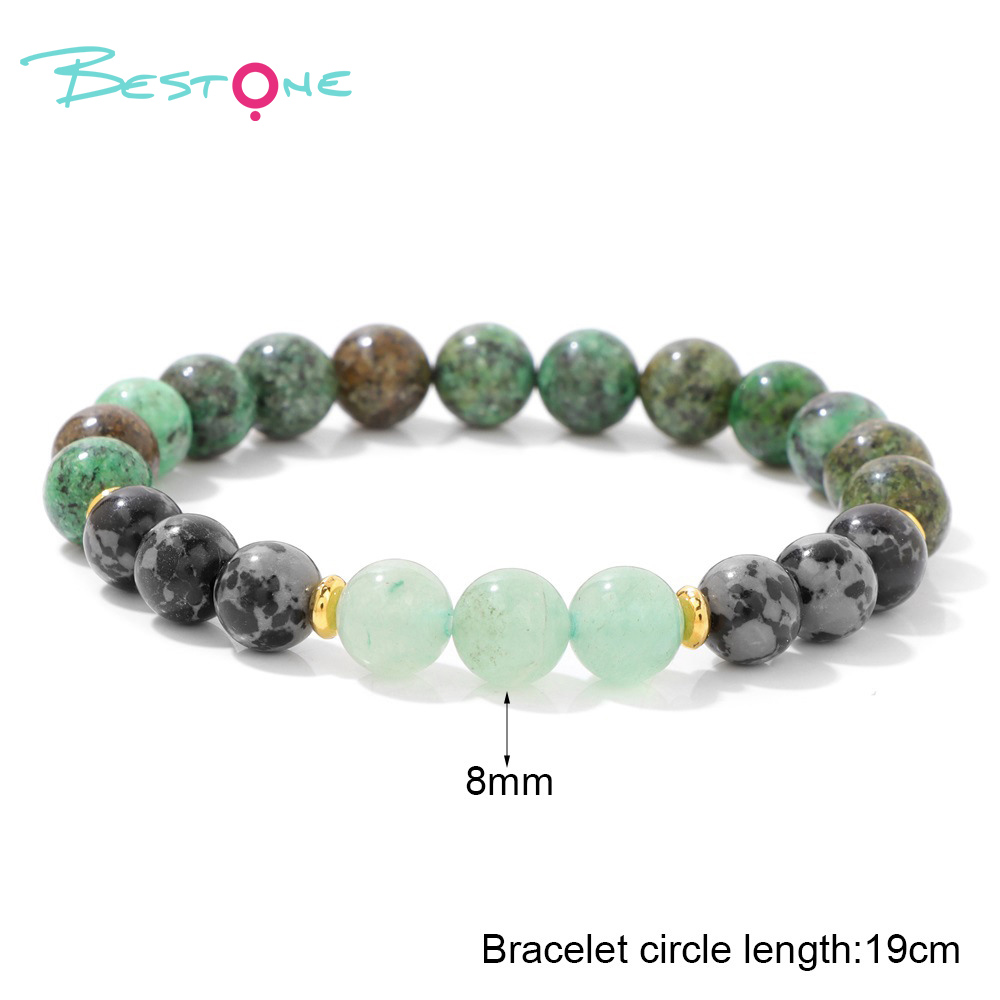 Браслет с светящейся бусиной и подвеской «Лотос-магический бокс» из бусин 8 мм, на эластичной нити