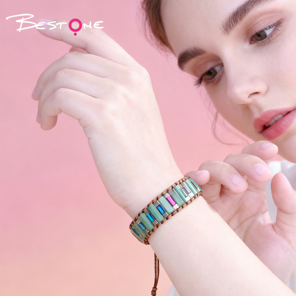 Браслеты из натуральных камней с подвесками «Луна» и «Дерево жизни» оптом