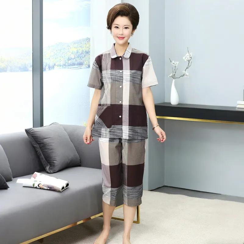 Женская пижама из балийской пряжи, окрашенной в пряже