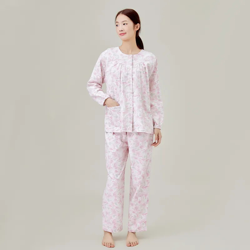 Женская пижама, фланель с принтом