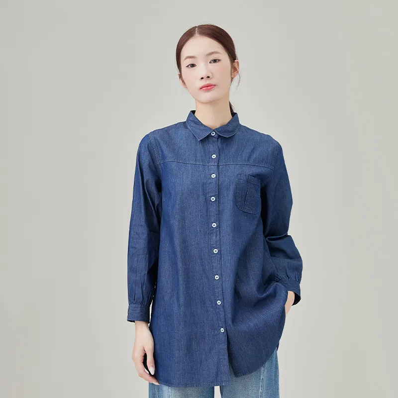 Женская рубашка из 100% хлопка, ткань для базовой модели