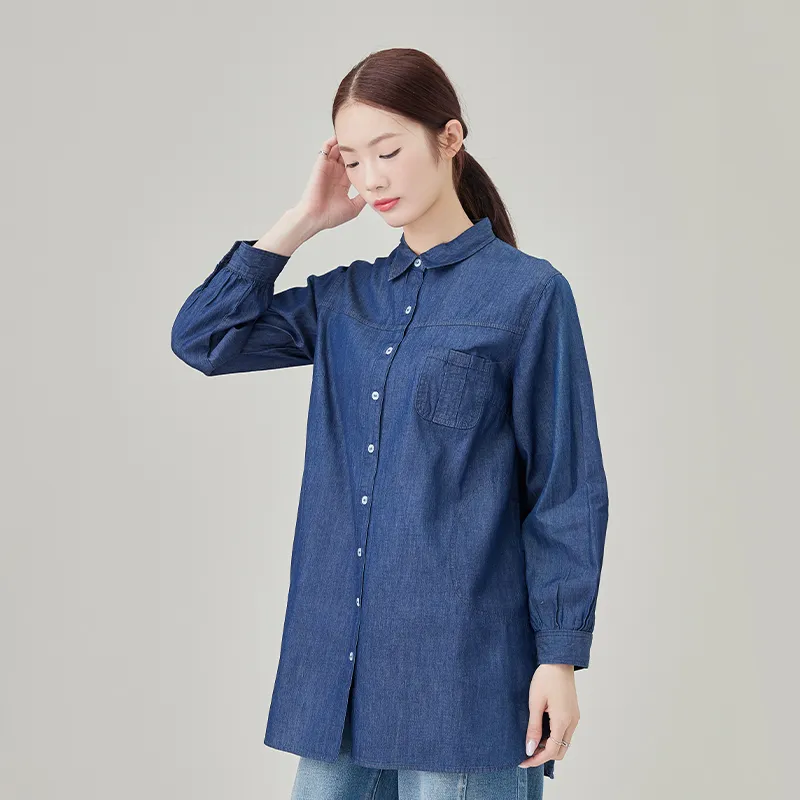 Женская рубашка из 100% хлопка, ткань для базовой модели