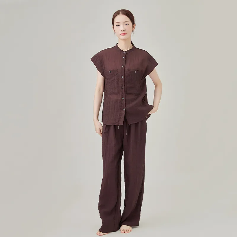 Женский костюм, ткань нейлоновый креп, окрашенная