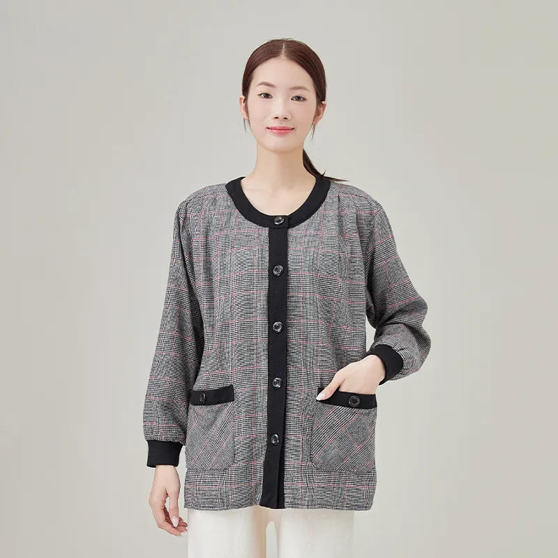 Женское утепленное пальто на хлопке, ткань: фланель, окрашенная в пряже, подкладка: 100% полиэстер (кроличья шерсть)