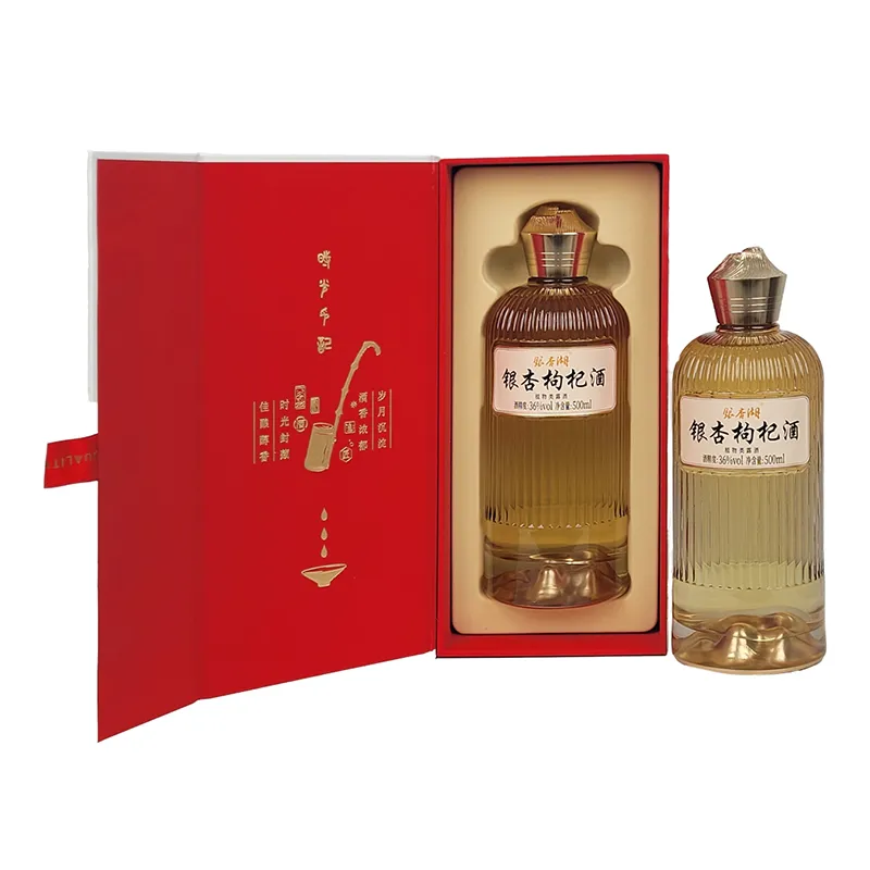 Вино с гинкго и ягодами годжи крепостью 36 градусов