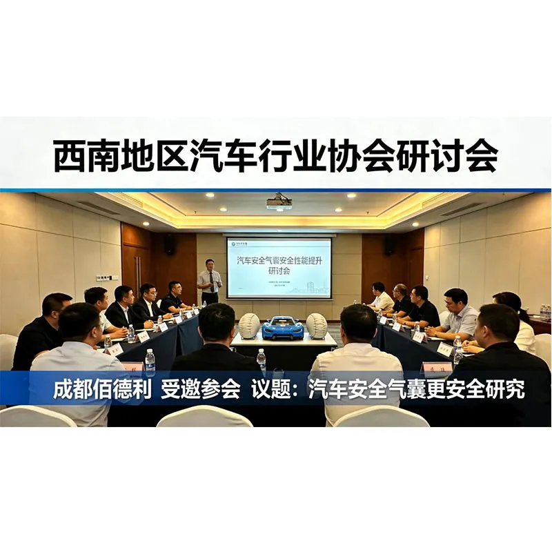 Изучение возможностей повышения безопасности! Компания Chengdu Baideli приглашена на семинар по автомобильным подушкам безопасности в Юго-Западном Китае