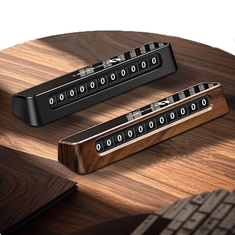 Временная парковка, табличка с номером мобильного телефона