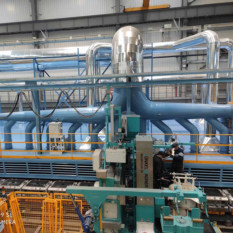 Очистка дымовых газов на участке заливки, участке охлаждения и летучих органических соединений (VOCs) (5)