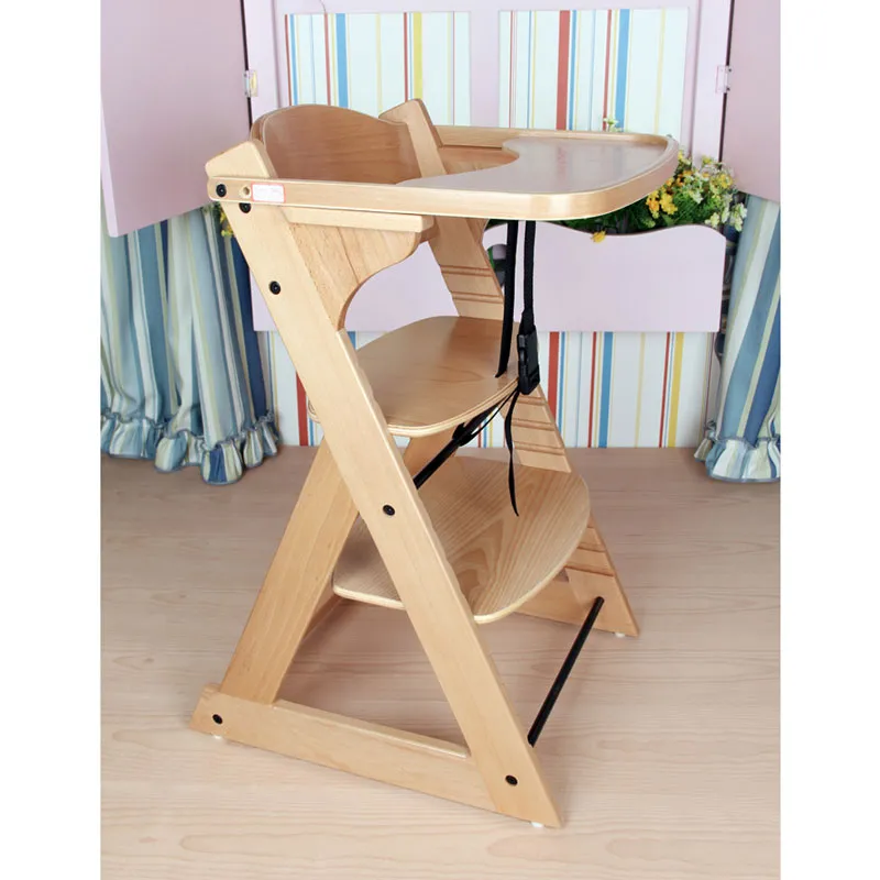 Деревянный детский стульчик для кормления 901