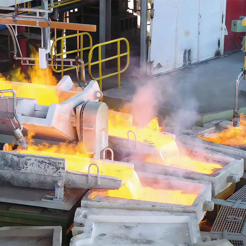 Автоматическая машина для литья под одним диском с двумя ковшами и дозированной разливкой