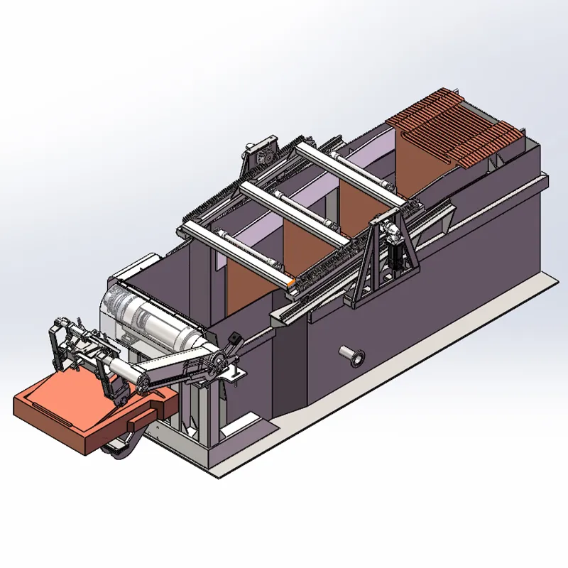 Автоматическая машина для литья под одним диском с двумя ковшами и дозированной разливкой