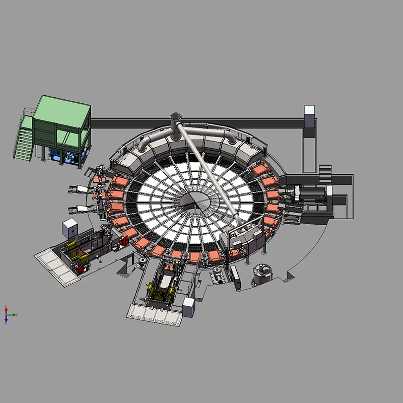 Автоматическая машина для литья под одним диском с двумя ковшами и дозированной разливкой