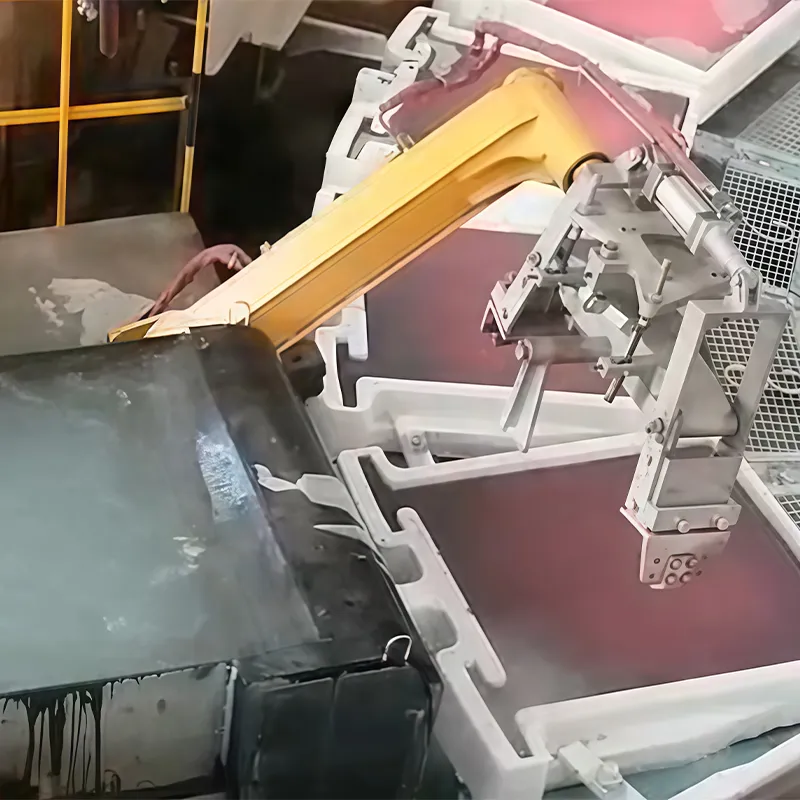 Автоматическая машина для литья под одним диском с одним ковшом и дозированной разливкой