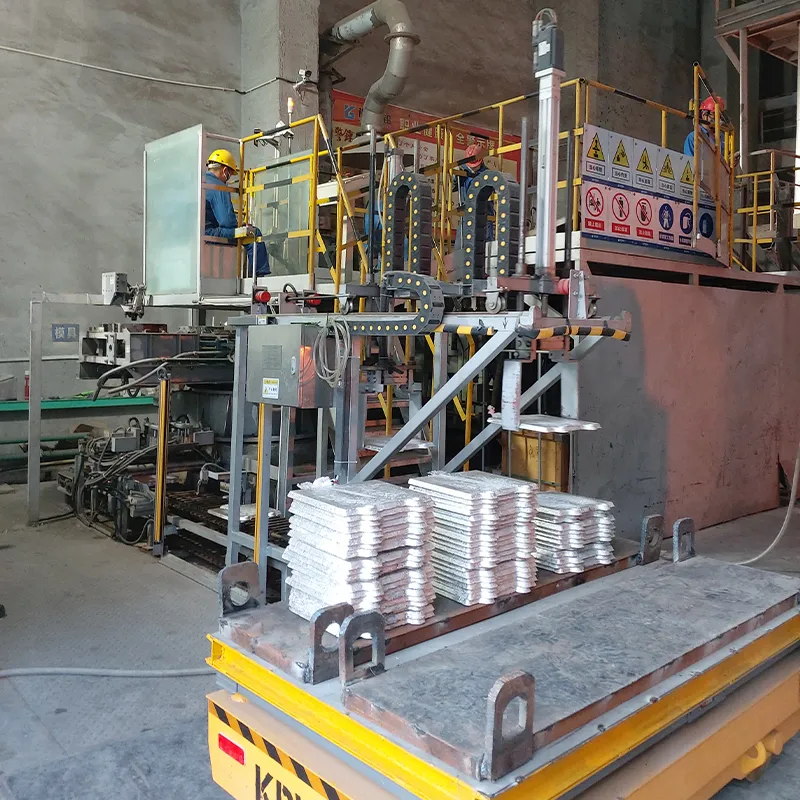 Дисковая вертикальная литьевая машина для серебряных анодных пластин 17 кг