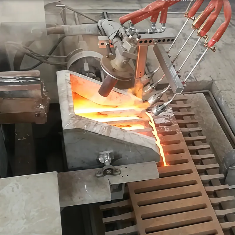 Линейная литьевая машина для серебряных анодных пластин