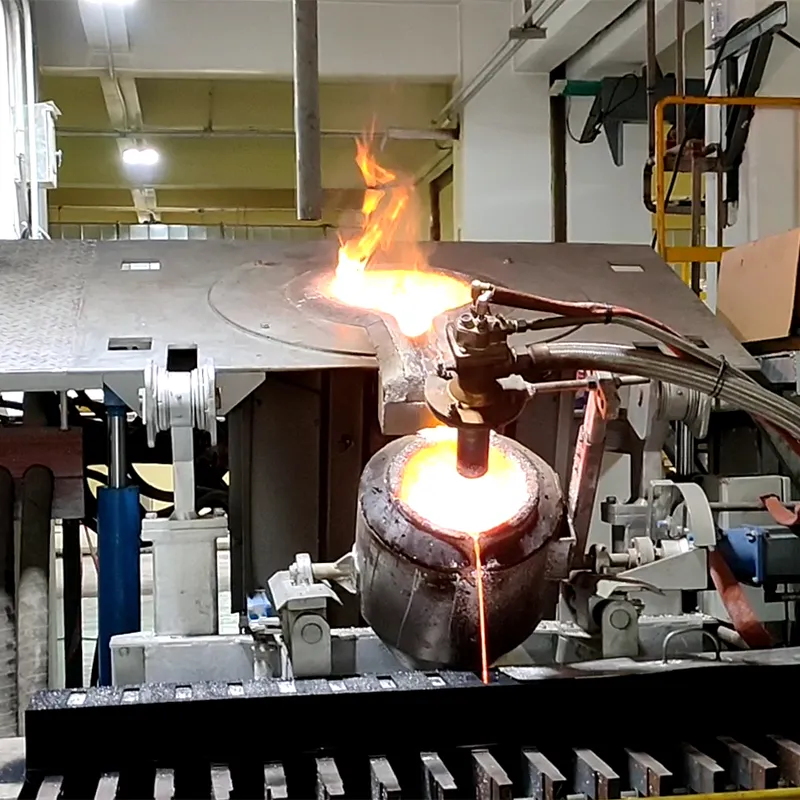 Линейная литьевая машина для серебряных слитков 15 кг