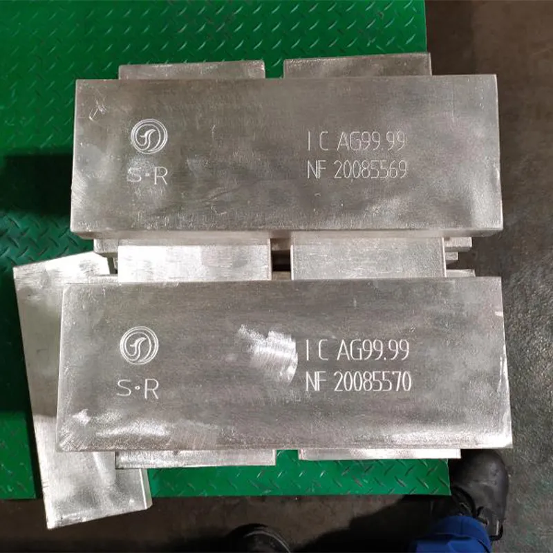 Линейная литьевая машина для серебряных слитков 15 кг