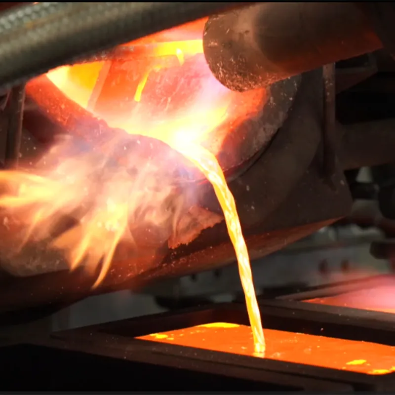 Линейная литьевая машина для серебряных слитков 15&30 кг (двойного назначения)