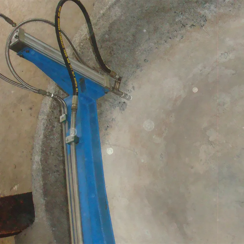 Установка для напыления покрытия на сталеразливочный ковш