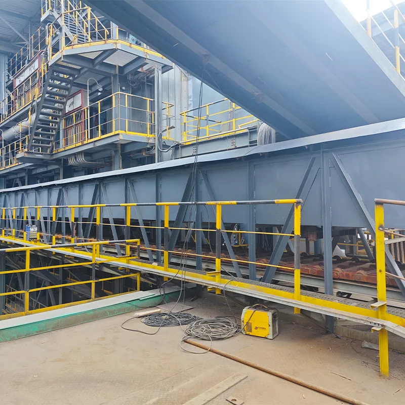 Штабельная загрузочная машина для анодных остатков