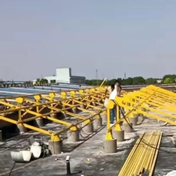 Стеклопластиковые опорные конструкции для фотоэлектрических станций
