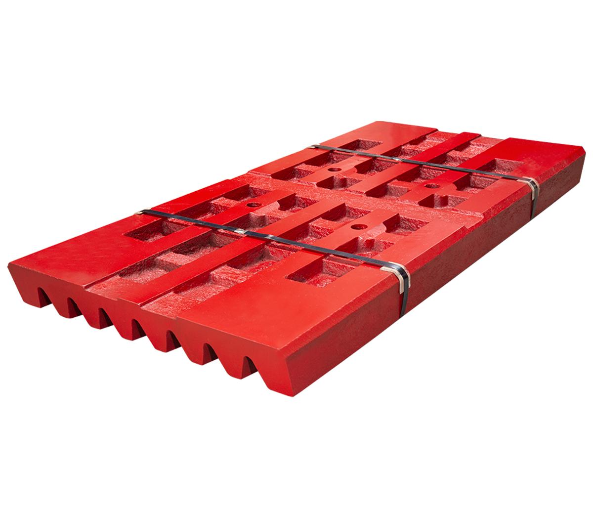 Дробящие плиты для щековых дробилок горнодобывающей и карьерной отрасли