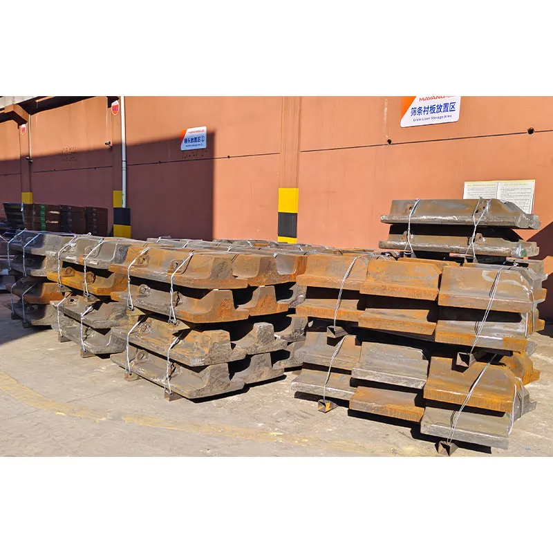 Износостойкие футеровки из высокомарганцовистой и легированной стали для полуавтогенных мельниц