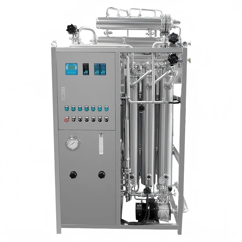 Многокорпусный дистиллятор воды с электрическим нагревом