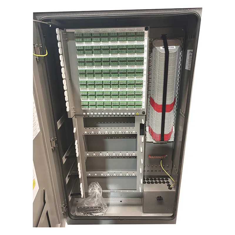 Оптоволоконный шкаф с перекрестной коммутацией