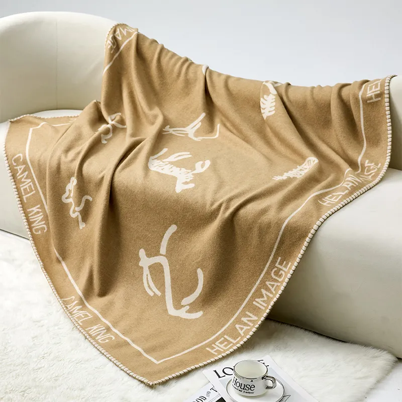 Плед из верблюжьего пуха