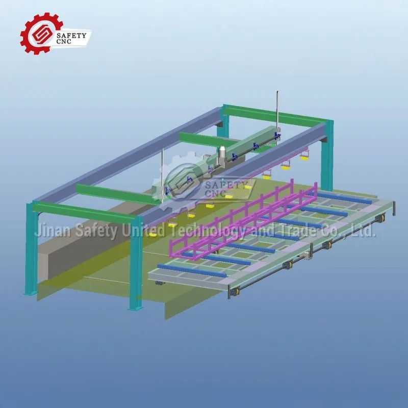 Автоматическая Линия для пробивки и рубки швеллерной стали в трёх стороне с ЧПУ, UL-0816