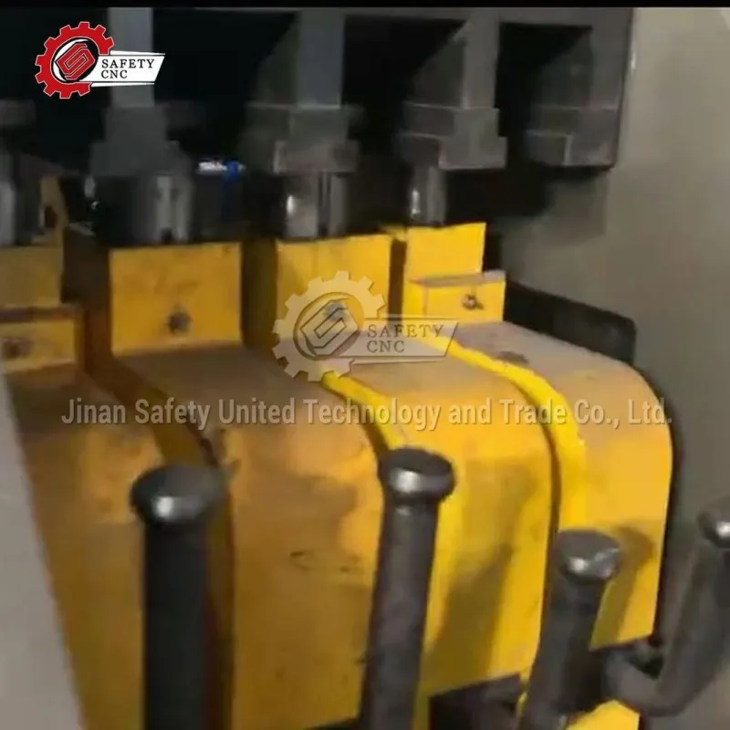 Автоматическая Линия для пробивки и рубки швеллерной стали в трёх стороне с ЧПУ, UL-0816