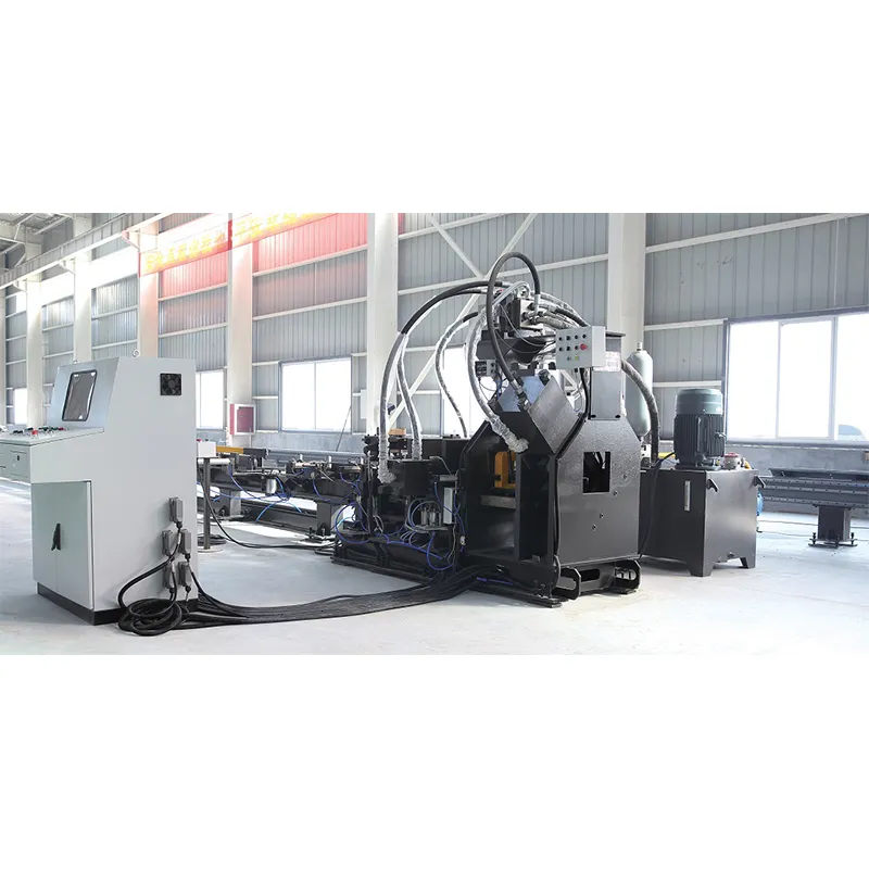 Автоматическая Линия для пробивки и рубки швеллерной стали в трёх стороне с ЧПУ, UL-0816