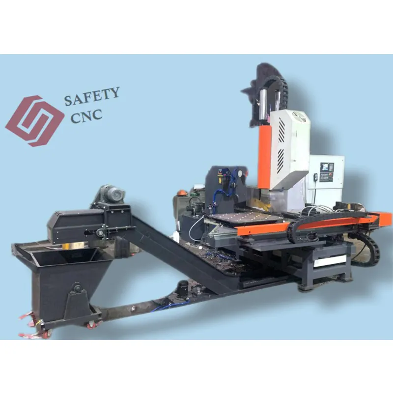 Сверлильный станок для листовой стали с C-образной конструкцией с ЧПУ . МОДЕЛЬ:HD1280