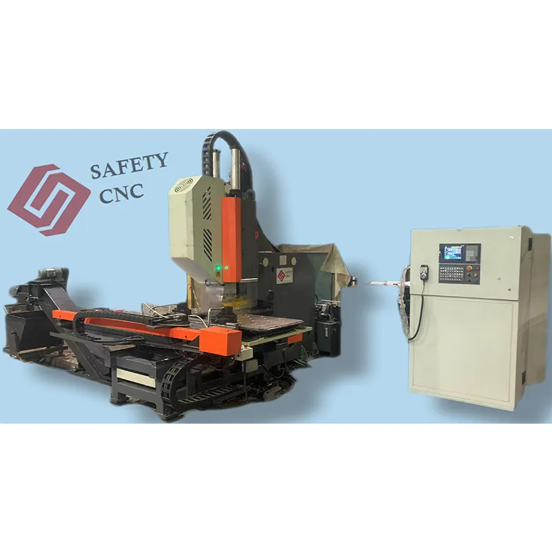 Сверлильный станок для листовой стали с C-образной конструкцией с ЧПУ . МОДЕЛЬ:HD1280