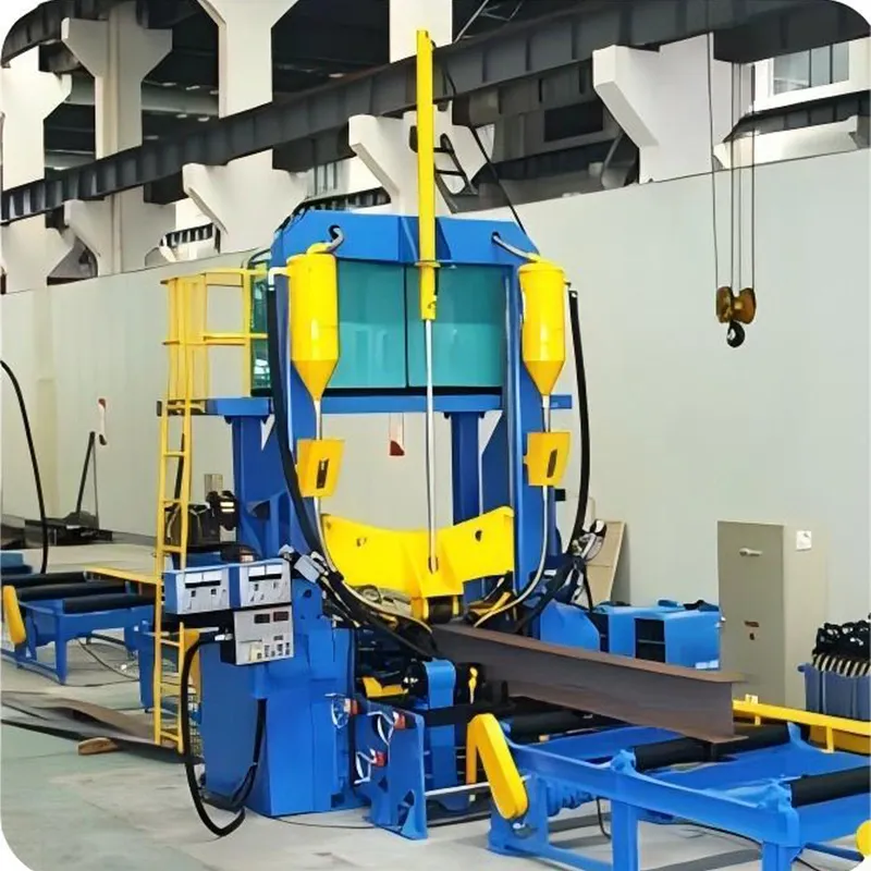 3 в 1 Комбинированный станок для для сборки, сварки и правки  двутавровой балки, ZHJ-2000