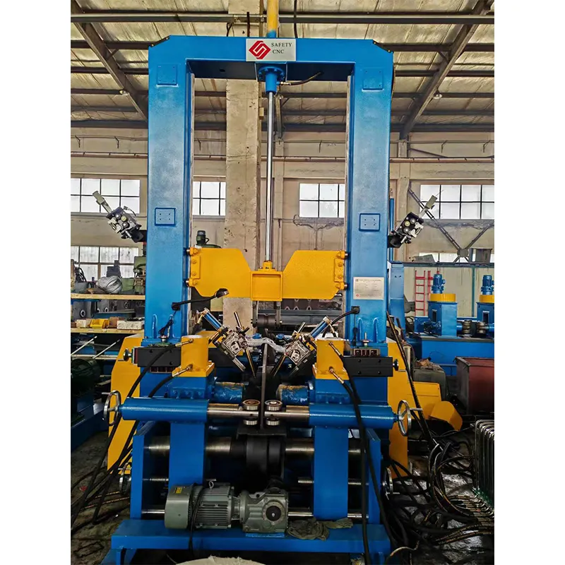 3 в 1 Комбинированный станок для для сборки, сварки и правки  двутавровой балки, ZHJ-2000