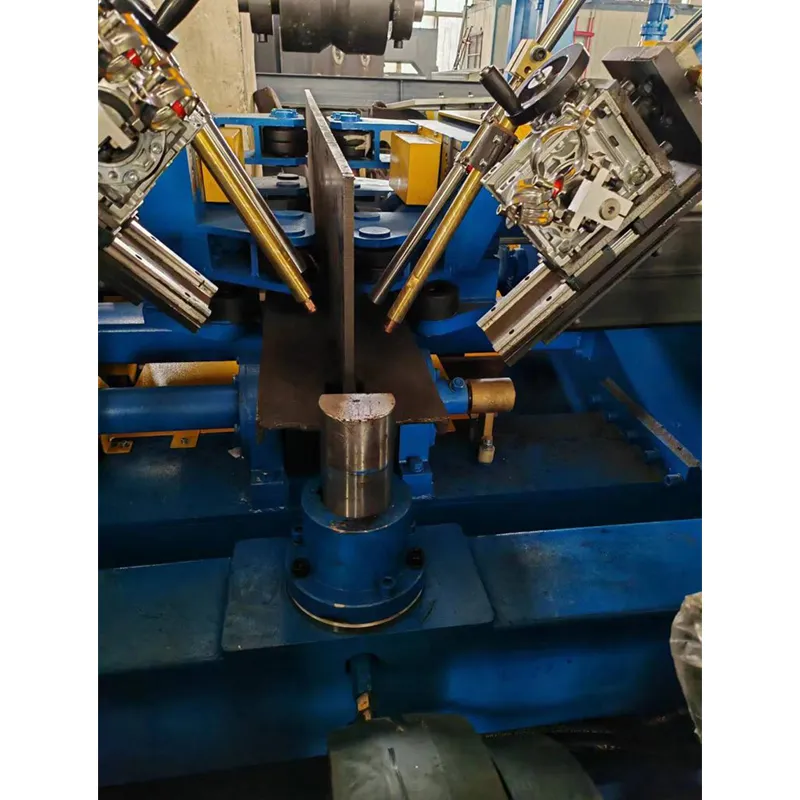 3 в 1 Комбинированный станок для для сборки, сварки и правки  двутавровой балки, ZHJ-2000