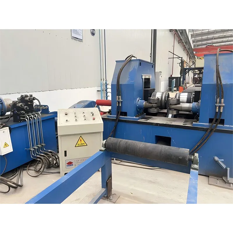 Гидравлический  станок  для  правки  двутавровых балок