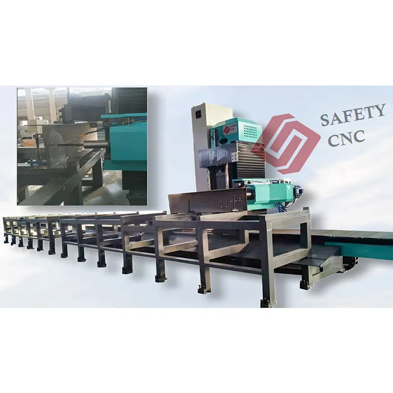 Автоматический Горизонтальный Одношпиндельный станок для сверления уголка, двутавра и трубы с ЧПУ, Модель DB12070