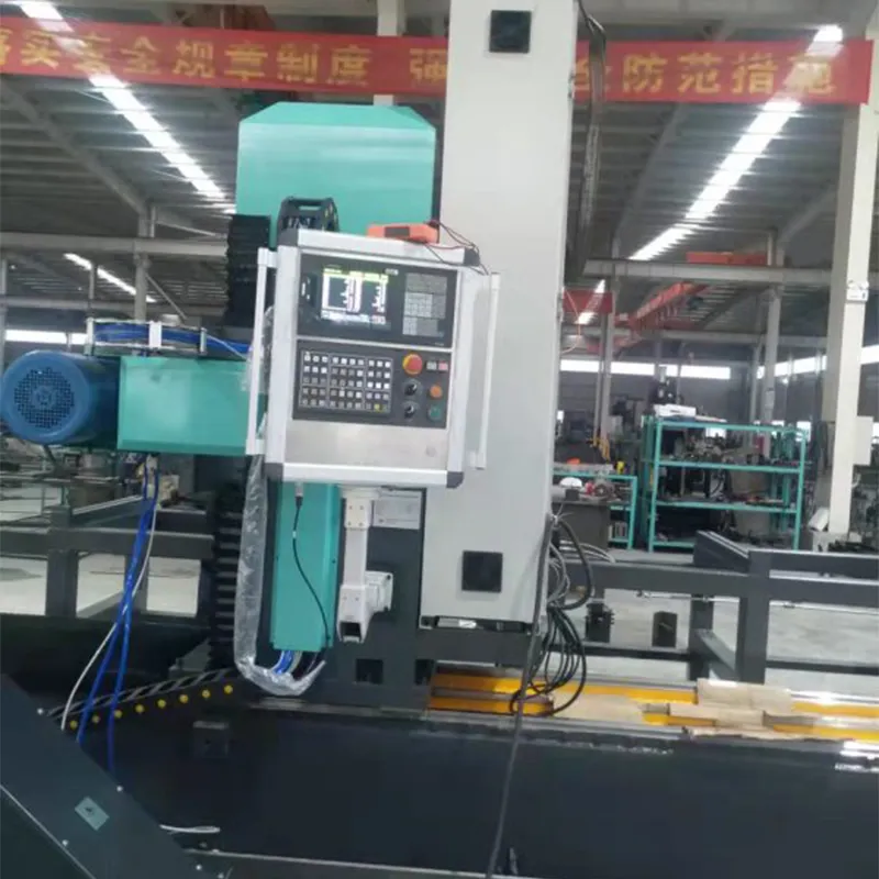 Автоматический Горизонтальный Одношпиндельный станок для сверления уголка, двутавра и трубы с ЧПУ, Модель DB12070