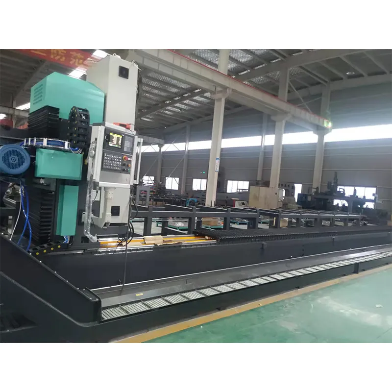 Автоматический Горизонтальный Одношпиндельный станок для сверления уголка, двутавра и трубы с ЧПУ, Модель DB12070