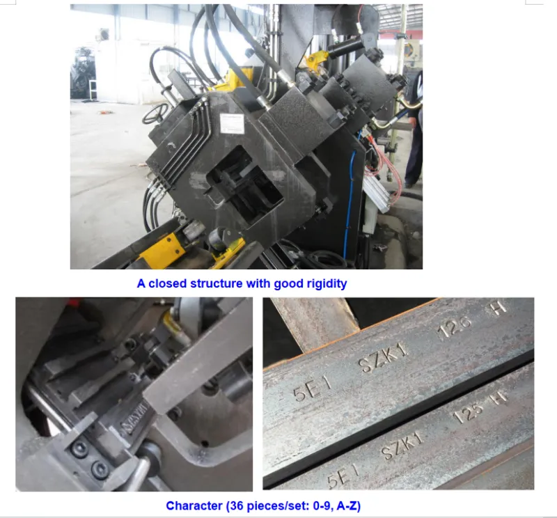Автоматическая Линия для пробивки, маркировки и резки швеллера и листового стали, BP1410, BP1412