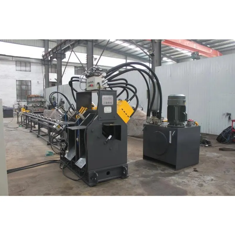 Автоматическая Линия для пробивки, маркировки и резки швеллера и листового стали, BP1410, BP1412