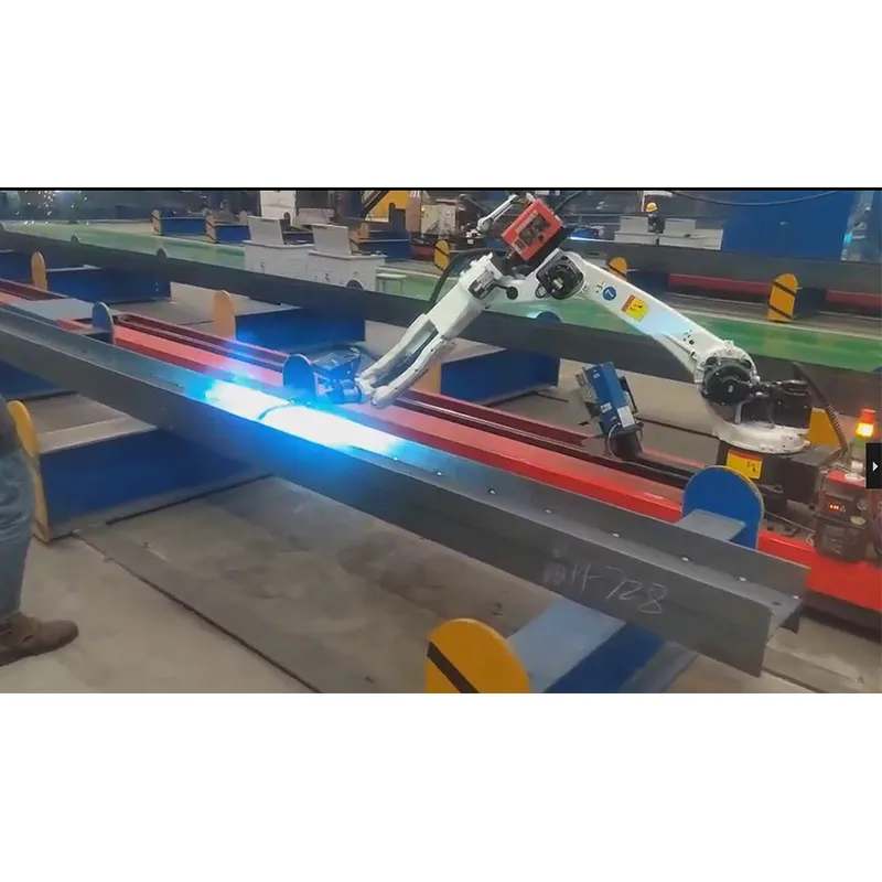 Сварочная станция SWL-CNC-15000 с роботом перемещение по рельсу BR-2010A Pro